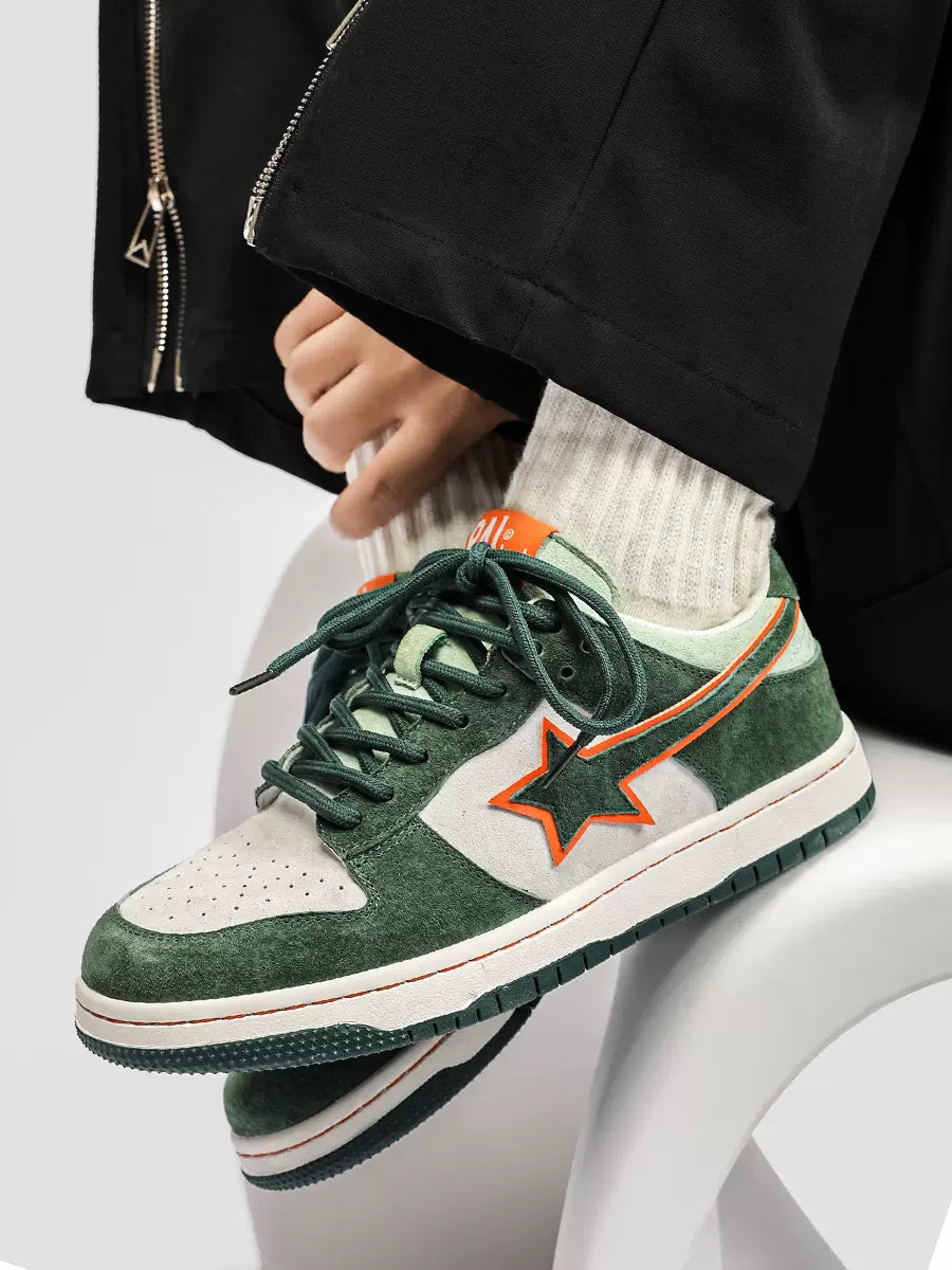 Star skateboard shoes all-match couple sports casual shoes