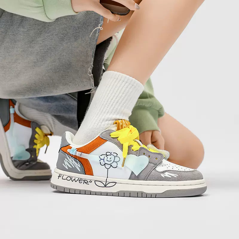 Men's trendy shoes niche all-match couple sports skateboard women's shoes