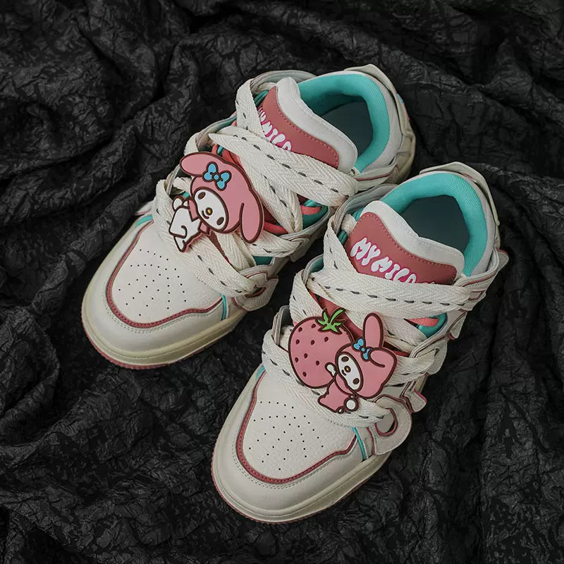 Hip-hop bread shoes alphabet sneakers men's shoes couple trendy shoes