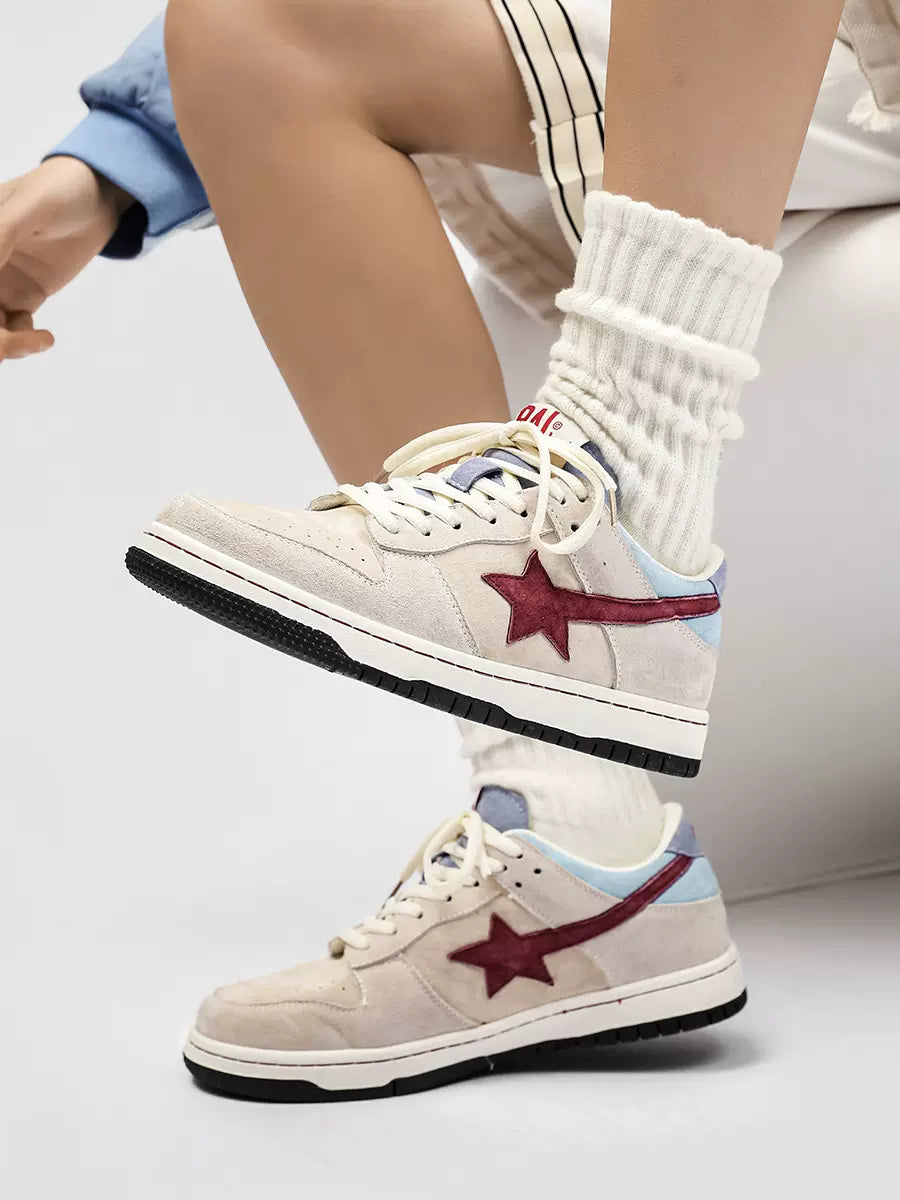 Star skateboard shoes all-match couple sports casual shoes