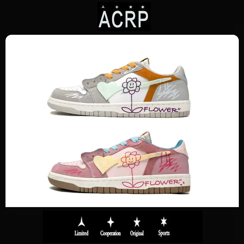 Men's trendy shoes niche all-match couple sports skateboard women's shoes