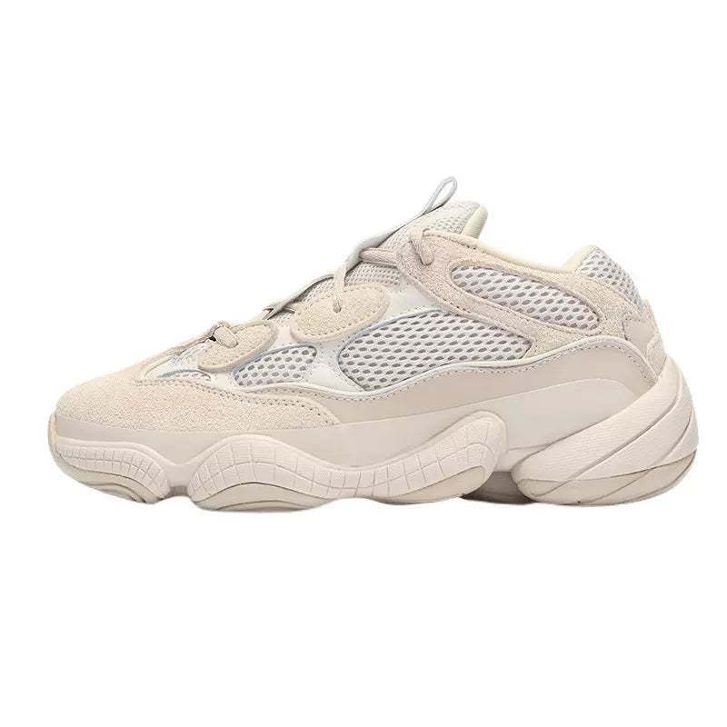 Daddy shoes for men and women beige retro casual sports thick bottom