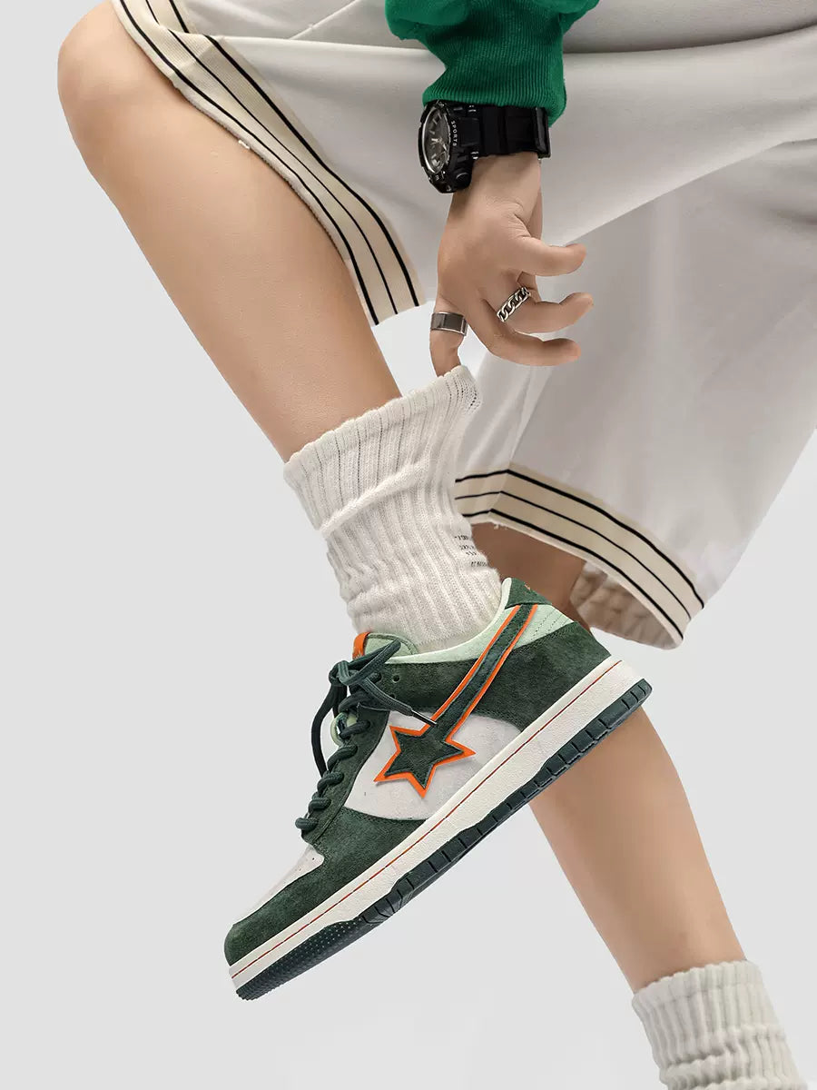 Star skateboard shoes all-match couple sports casual shoes