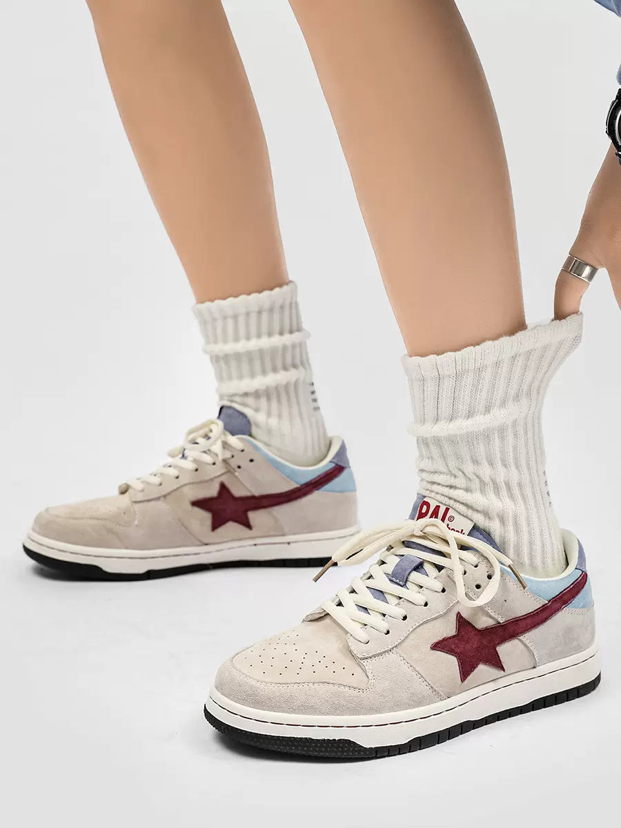 Star skateboard shoes all-match couple sports casual shoes