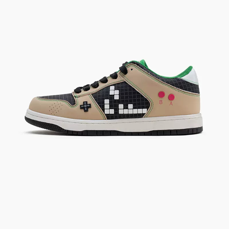 Tetris game couple trendy all-match shoes