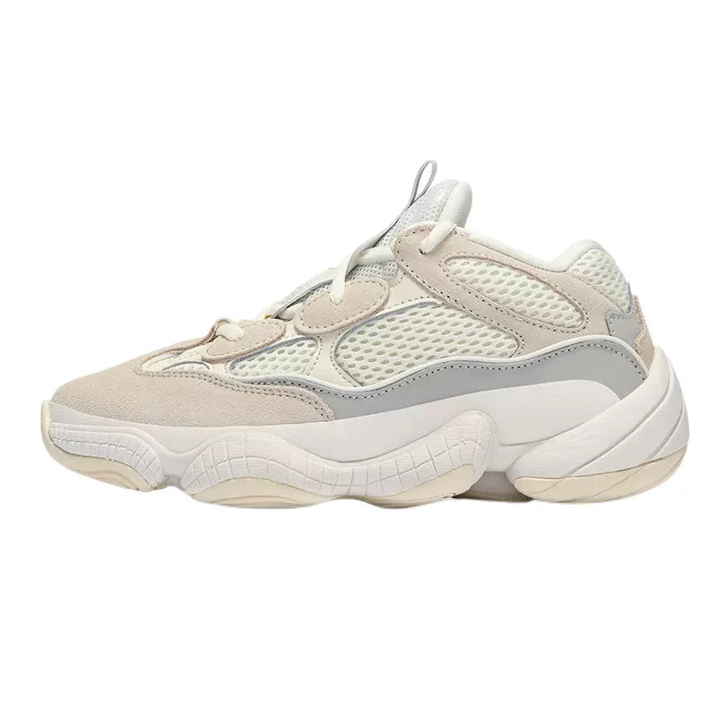 Daddy shoes for men and women beige retro casual sports thick bottom