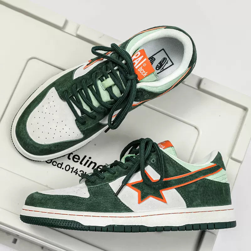 Star skateboard shoes all-match couple sports casual shoes