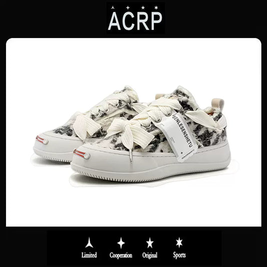 Niche Cheese Cat Smile Canvas Shoes Tan Kenji