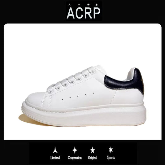 Small white thick sole casual sports versatile sneakers round toe
